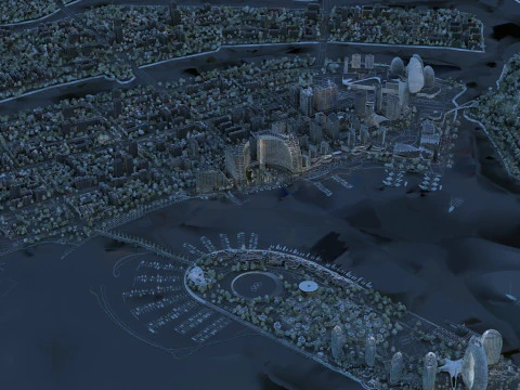 Urban architecture 3D Model