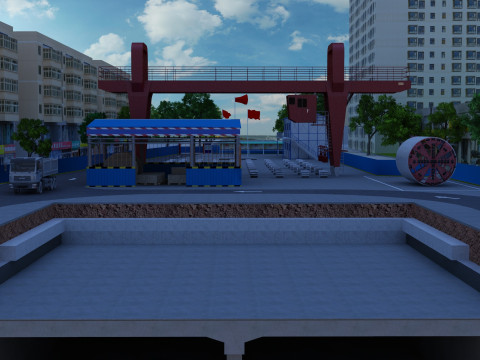 Construction site 3Dモデル