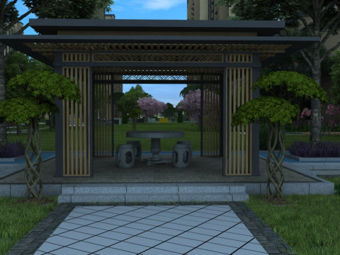 Pavilion Modelo 3D