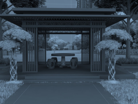 Pavilion Modelo 3D