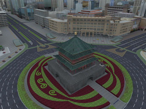 Bell Tower 3D Model