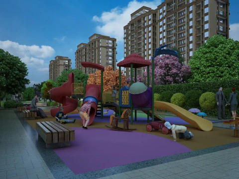 Urban architecture 3D Model