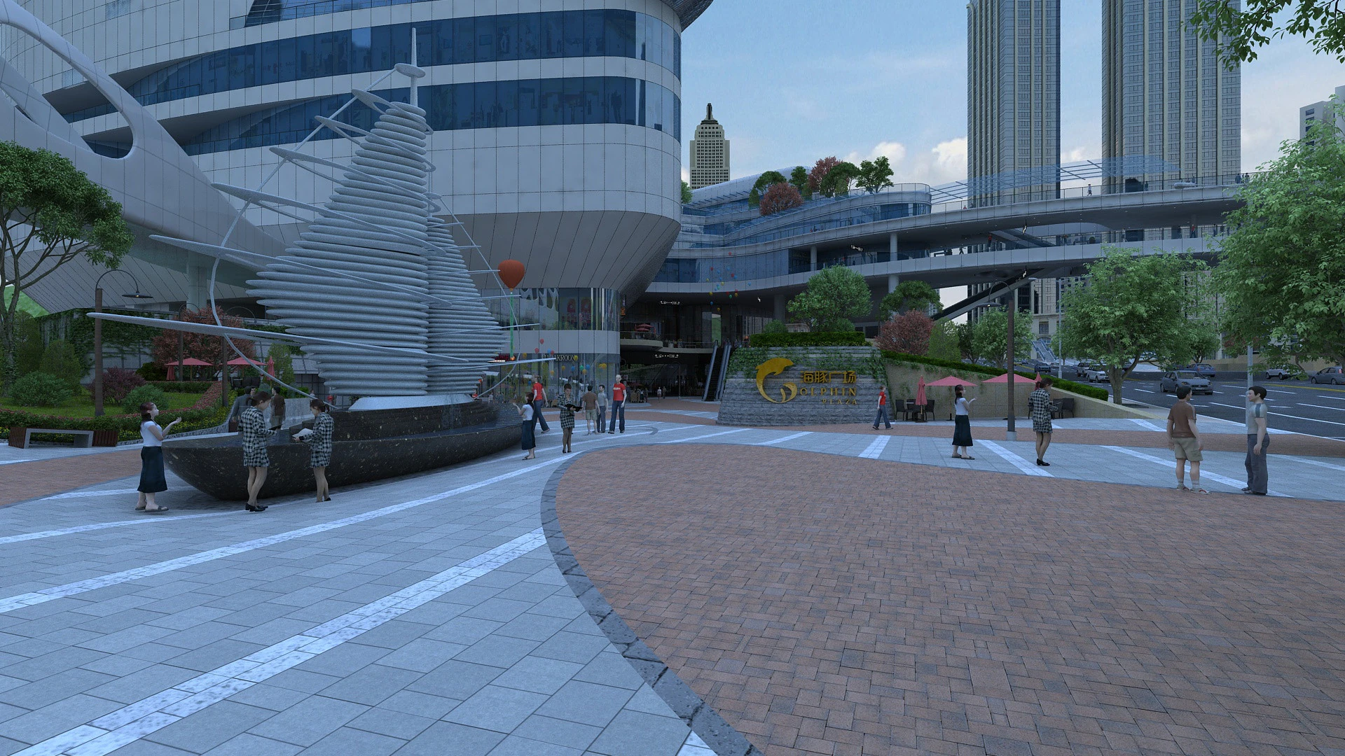 Market 3D Model .c4d .max .obj .3ds .fbx .stl .blend