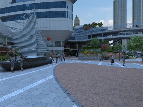 Ринок 3D Модель