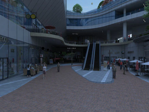 Market 3D Model