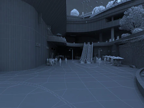 Market 3D Model
