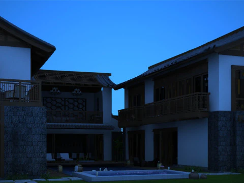 Villa 3D Model
