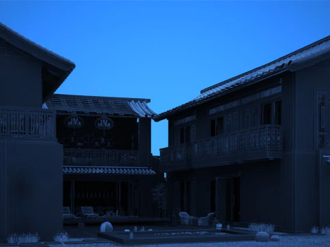 Villa 3D Model