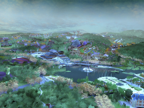 Amusement park Modèle 3D