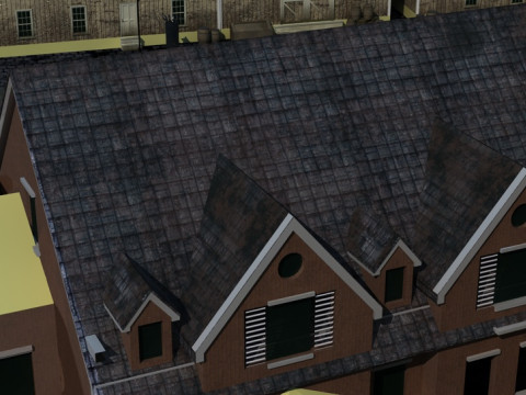 European town 3D Model