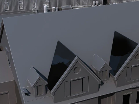 European town 3D Model