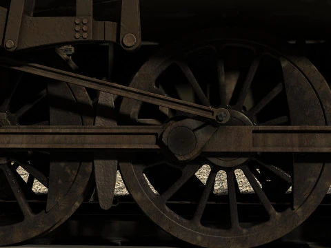 Train wheel 3D Model