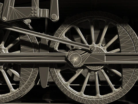 Train wheel 3D Model