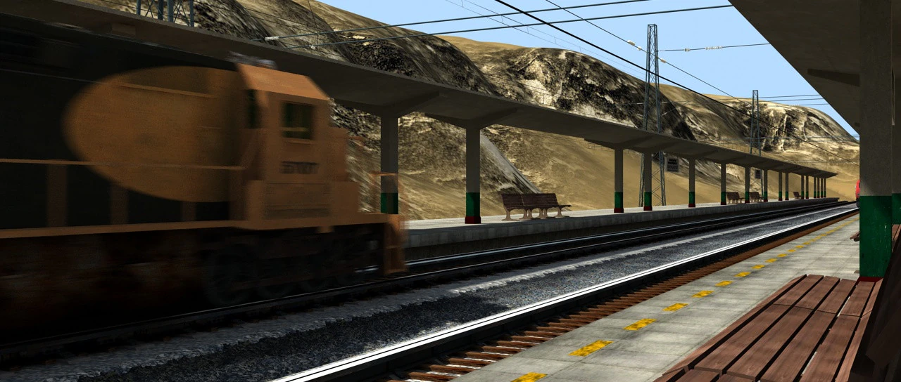 Train 3D Model .c4d .max .obj .3ds .fbx .stl .blend 