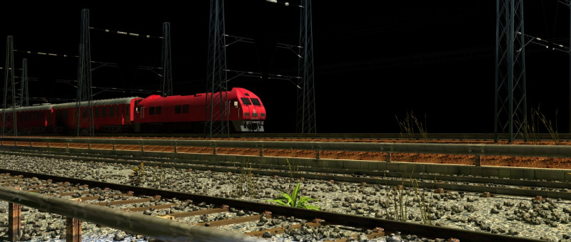 Train Model 3D .c4d .max .obj .3ds .fbx .stl .blend 