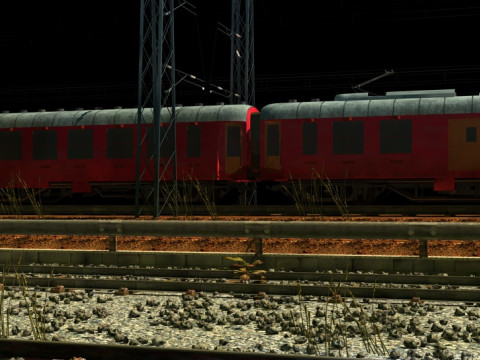 Train Model 3D