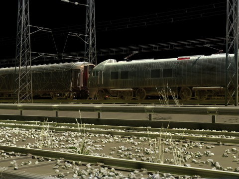 Train Model 3D