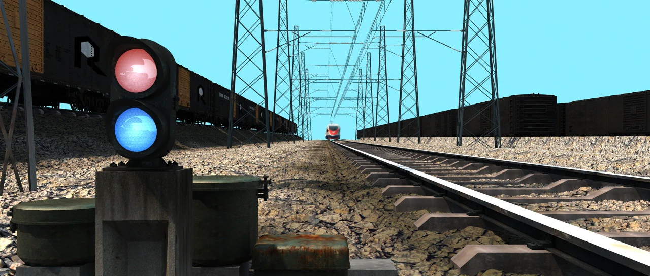 Train 3D Model .c4d .max .obj .3ds .fbx .stl .blend 