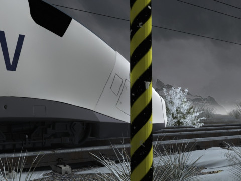 Train Modello 3D