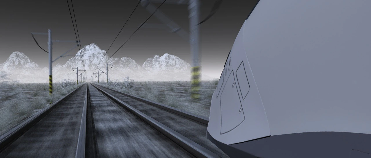 Train 3D Model .c4d .max .obj .3ds .fbx .stl .blend 