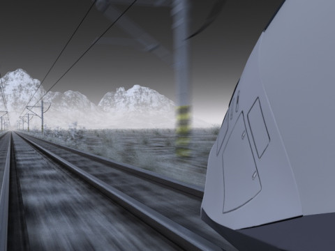 Train 3D 모델