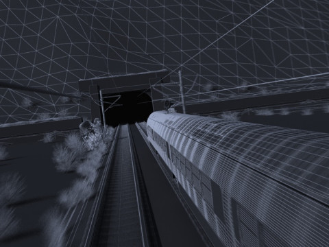 Train Model 3D