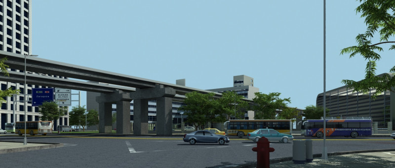 High-speed railway 3D Model .c4d .max .obj .3ds .fbx .stl .blend 
