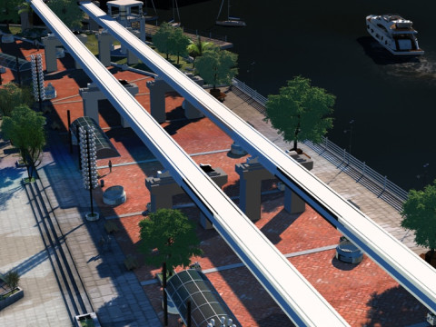 Seaside 3D Model