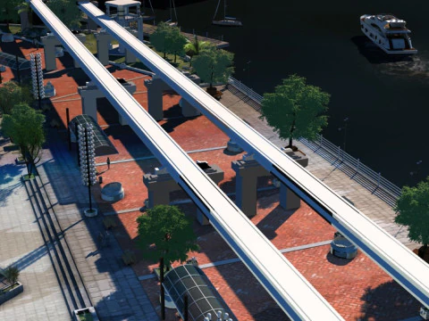 Seaside 3D Model