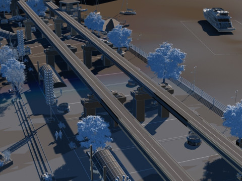 Seaside 3D Model