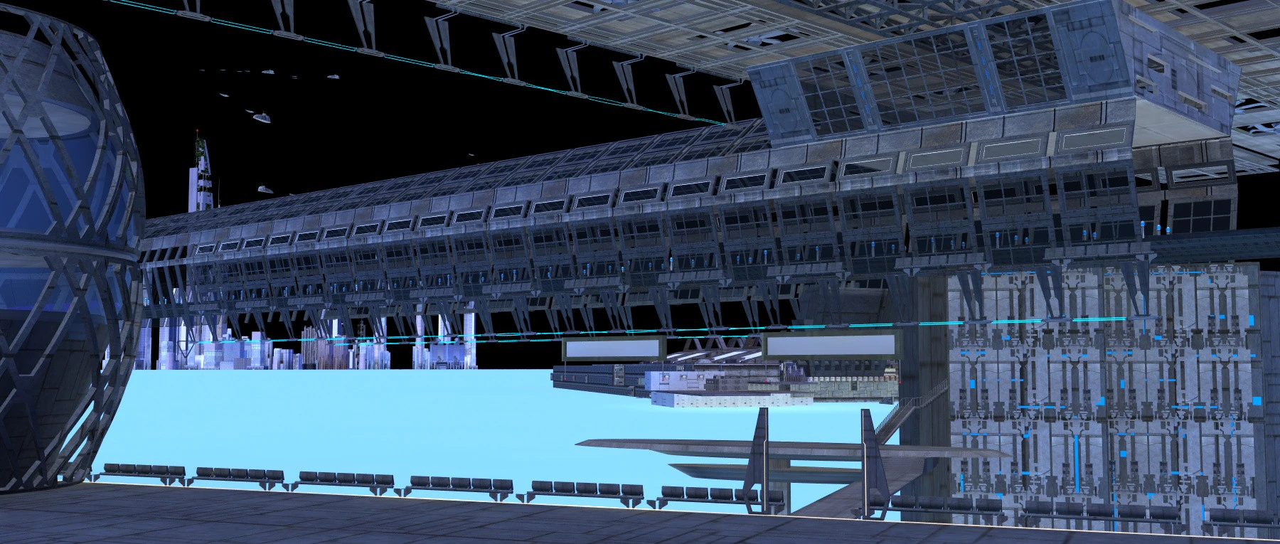 Future architecture 3D Model .c4d .max .obj .3ds .fbx .stl .blend 