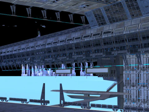 Future architecture 3D Model