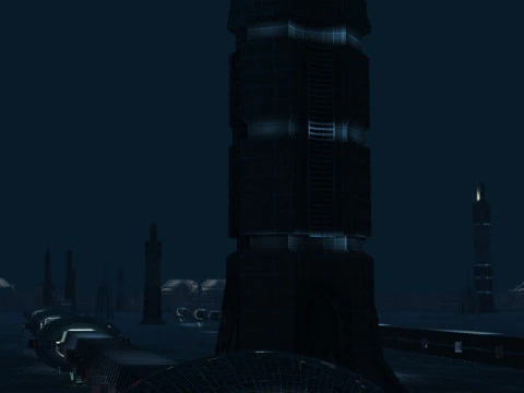 Future architecture 3D Model