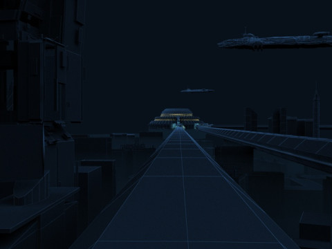 Future architecture 3D 模型