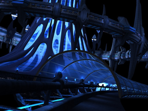 Future architecture 3D Model