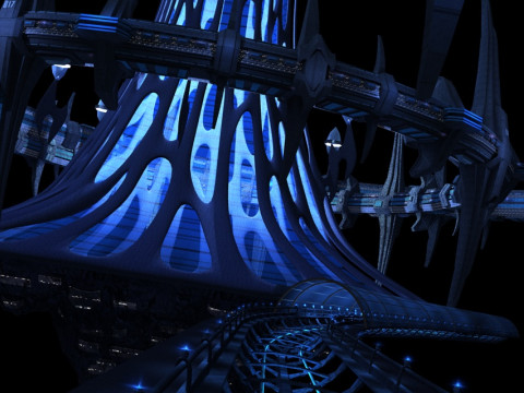 Future architecture Model 3D