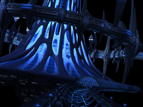 Future architecture 3D Model