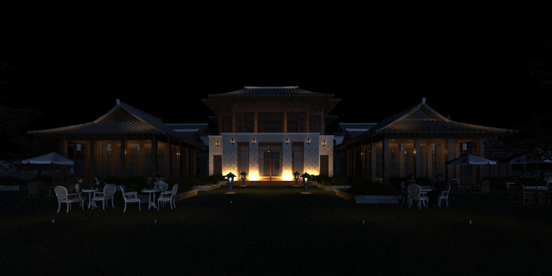 Villa Model 3D .c4d .max .obj .3ds .fbx .stl .blend 