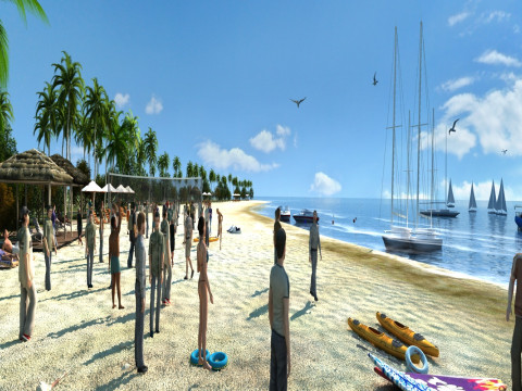 Seaside 3Dモデル