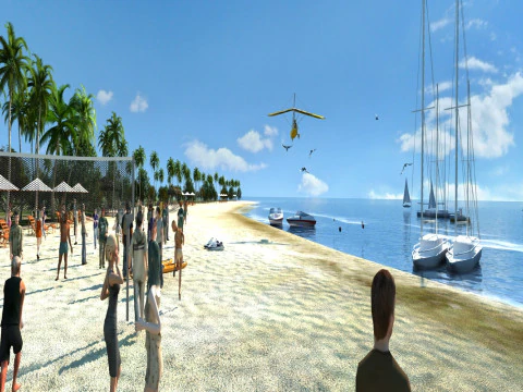 Seaside 3D Model