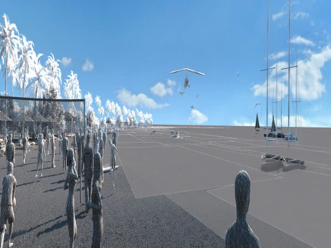 Seaside 3D Model