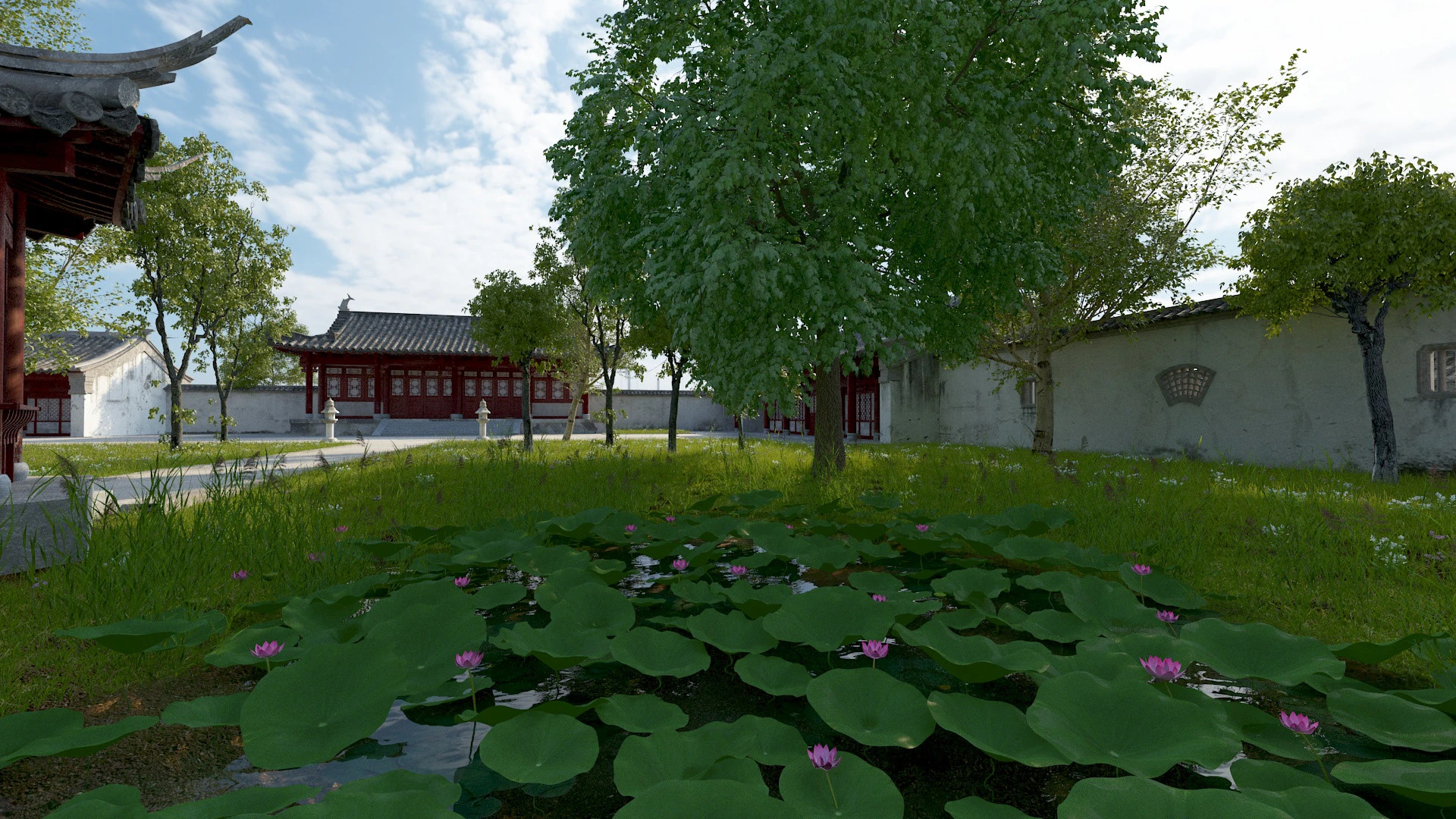 Ancient Architecture 3D Model .c4d .max .obj .3ds .fbx .stl .blend 