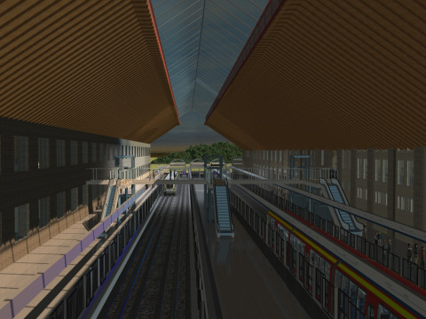 Trains 3D Model