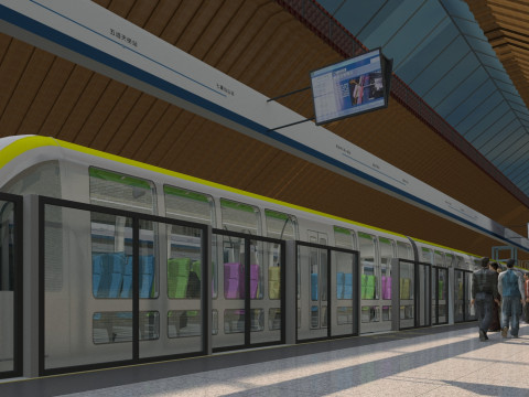 Trains Modelo 3D