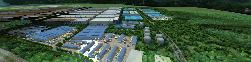 Logistics warehouse 3D Model .c4d .max .obj .3ds .fbx .stl .blend 