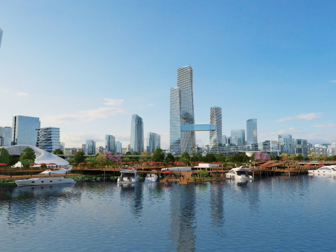 Cityscape 3D Model