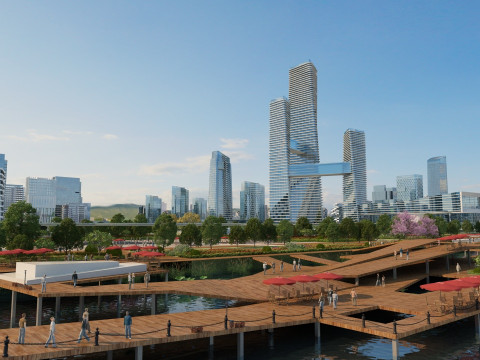 Cityscape Modèle 3D