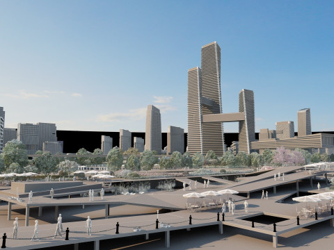 Cityscape Modèle 3D