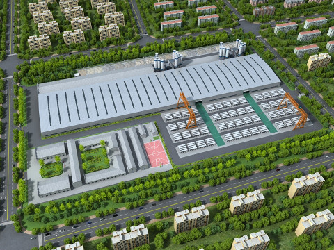 Factory 3D Model