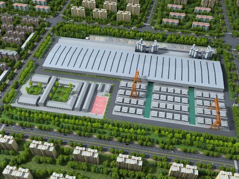 Factory 3D Model